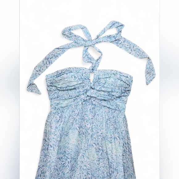 Allison New York Floral Halter Maxi Dress Size Medium - Picture 6 of 14